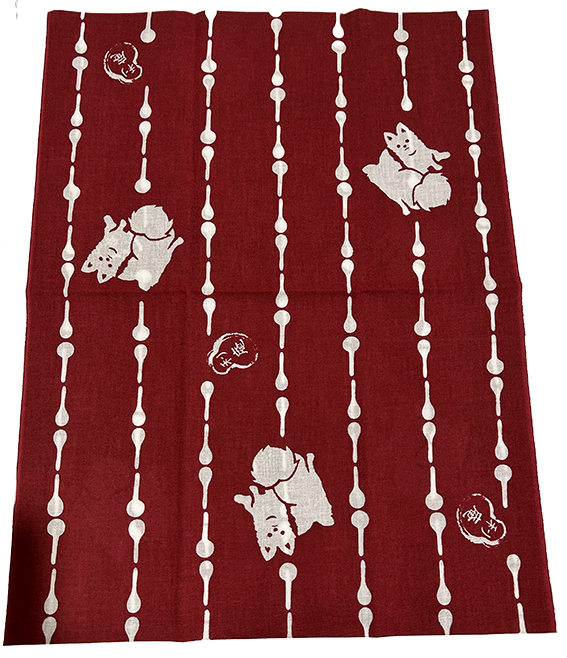 ☆手ぬぐい-わんこ あずき