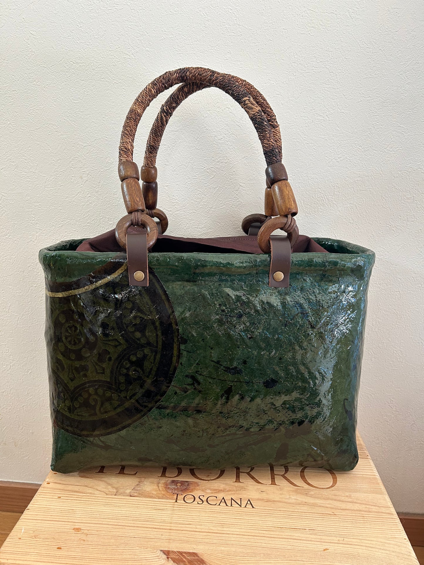 一閑張り孔雀 Peacock