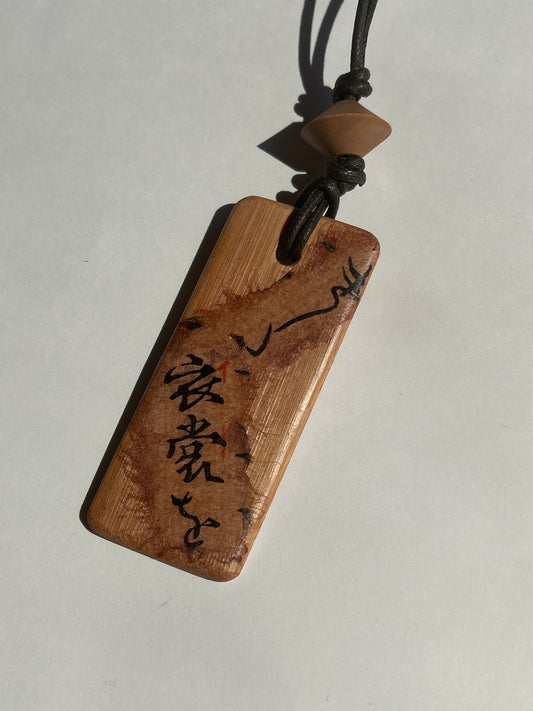 ☆一閑張り ネックレス 3