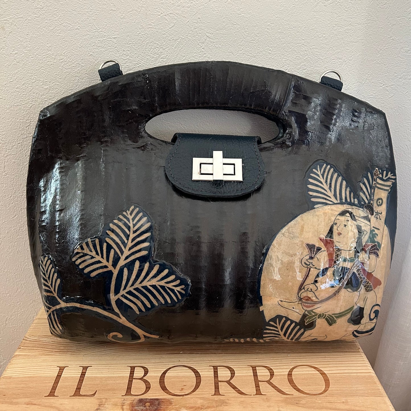 一閑張りbag Momotarou