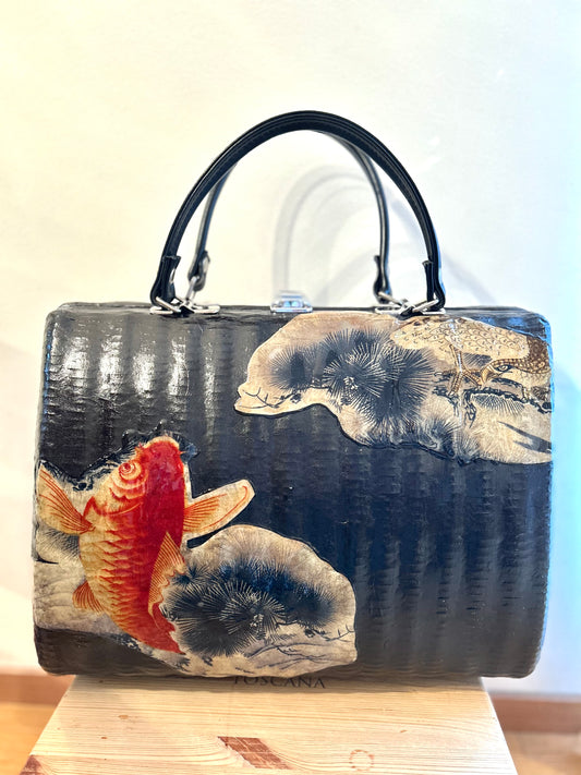 一閑張りトランク Carp 鯉