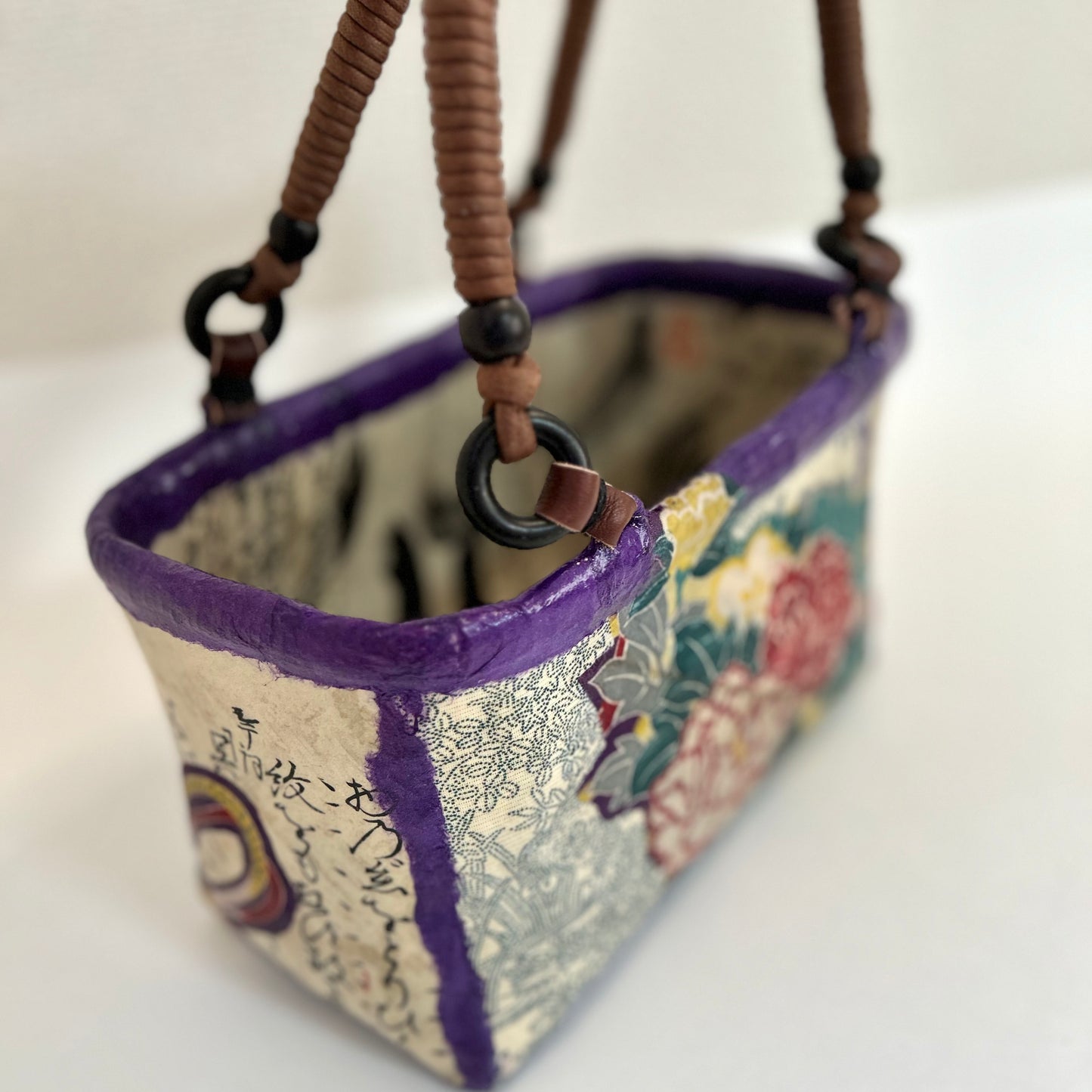 一閑張りバッグ 雅