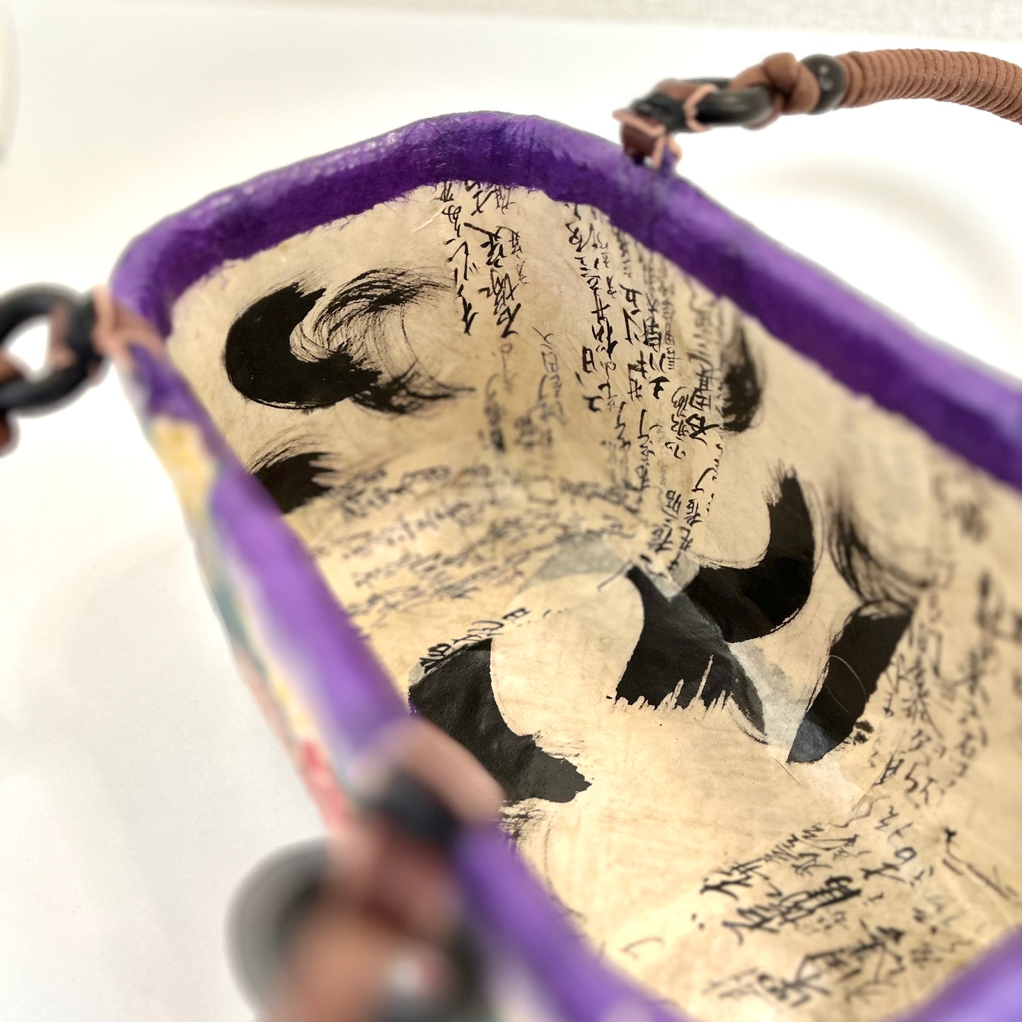 一閑張りバッグ 雅