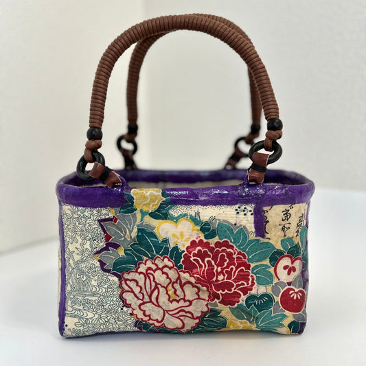 一閑張りバッグ 雅