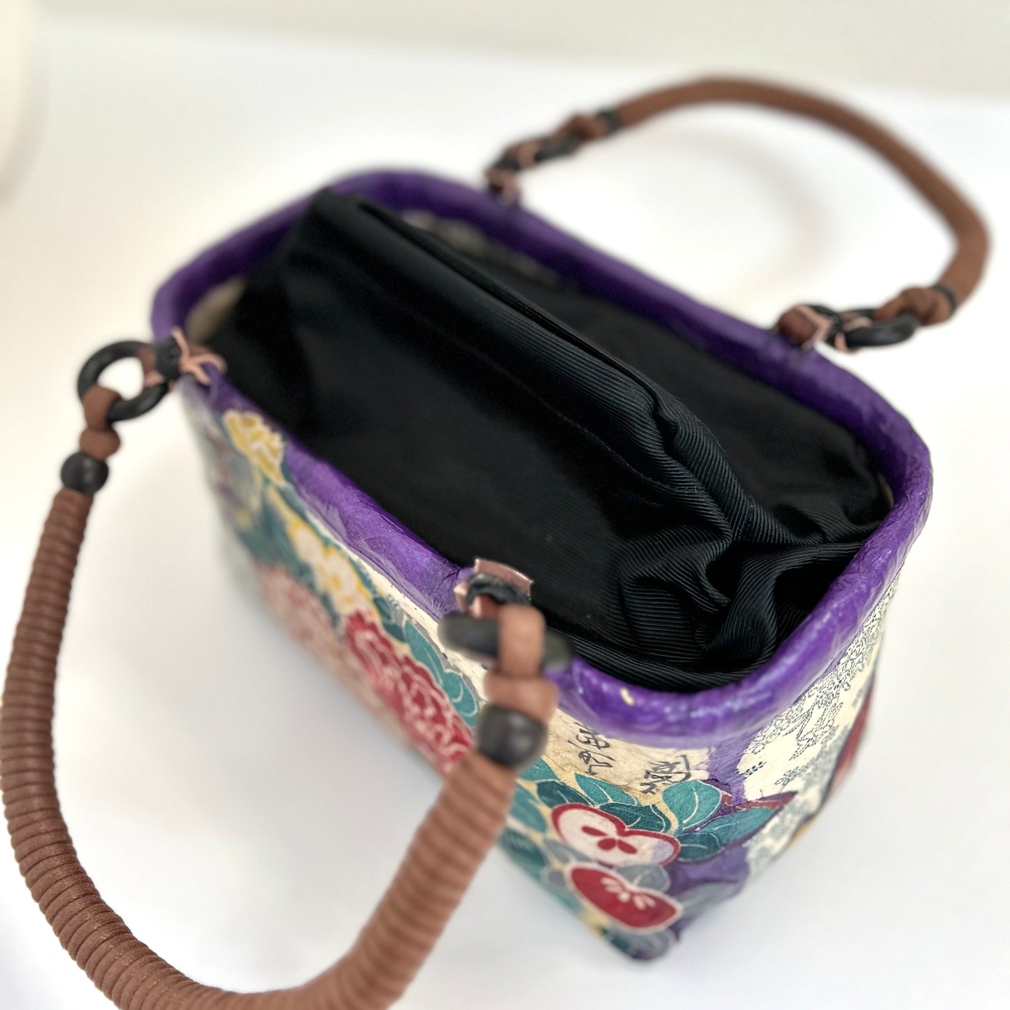 一閑張りバッグ 雅