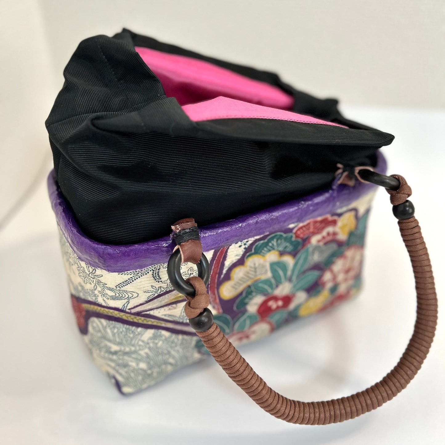 一閑張りバッグ 雅