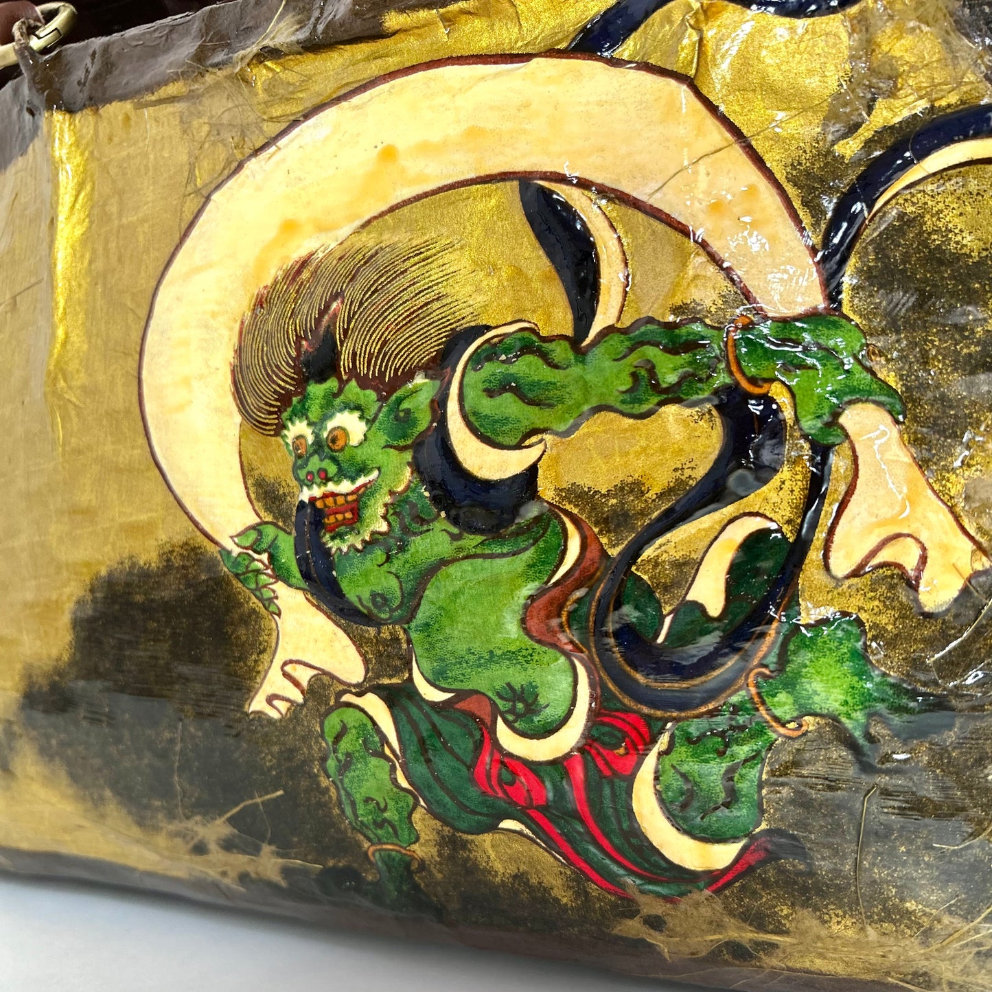 一閑張りバッグ 風神