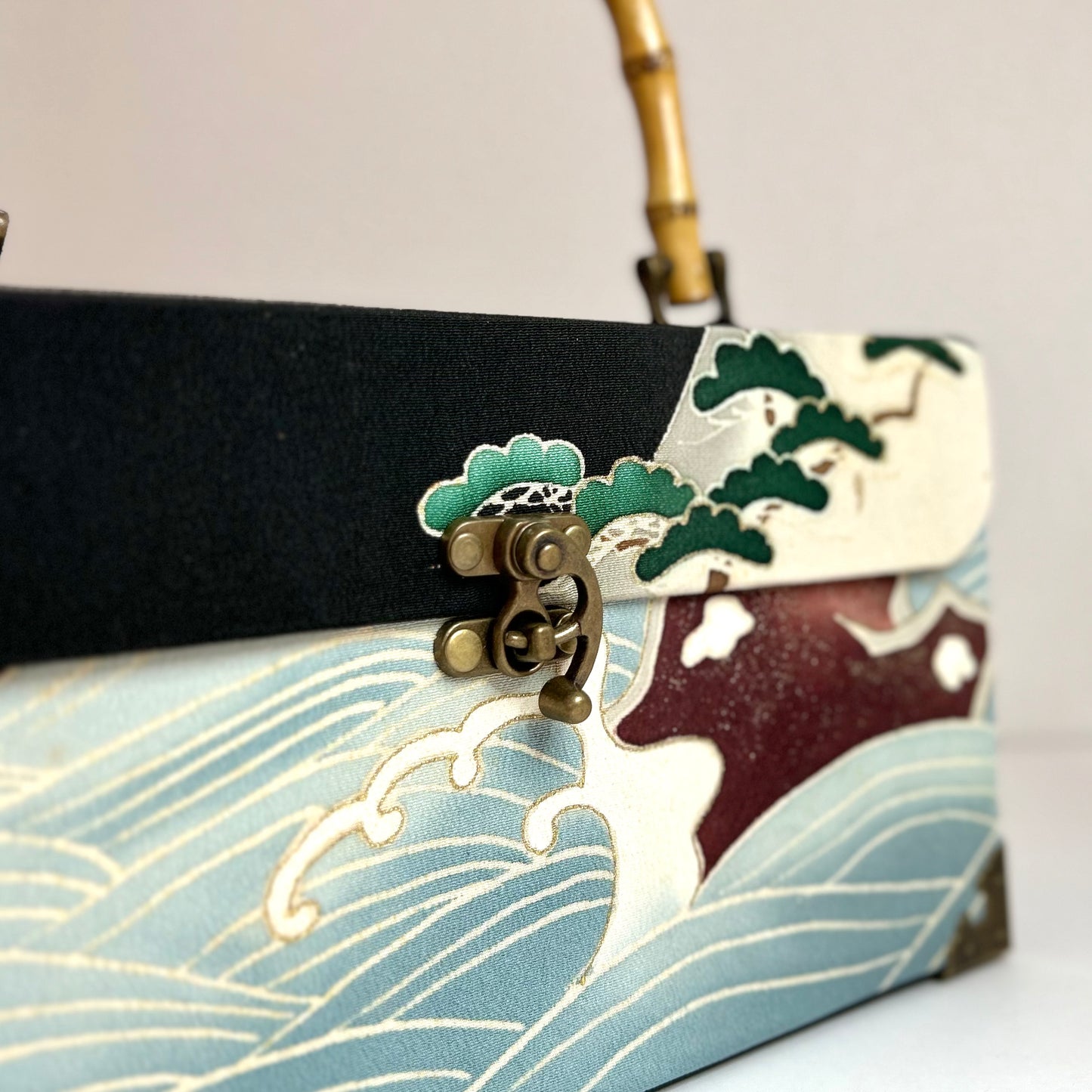 黒留袖ショルダーバッグ 極