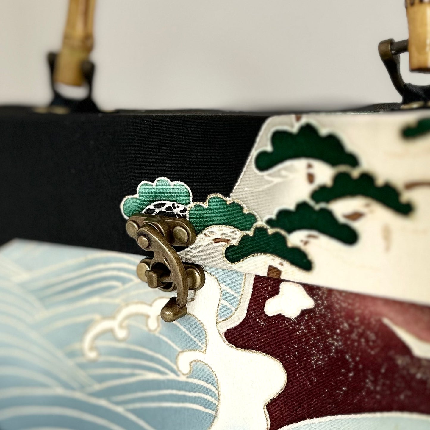 黒留袖ショルダーバッグ 極