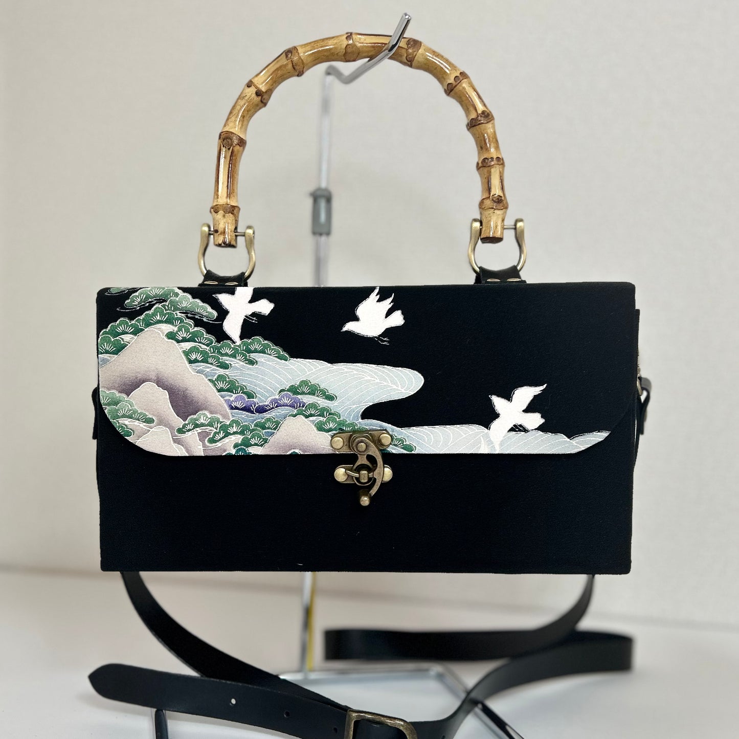 黒留袖ショルダーバッグ