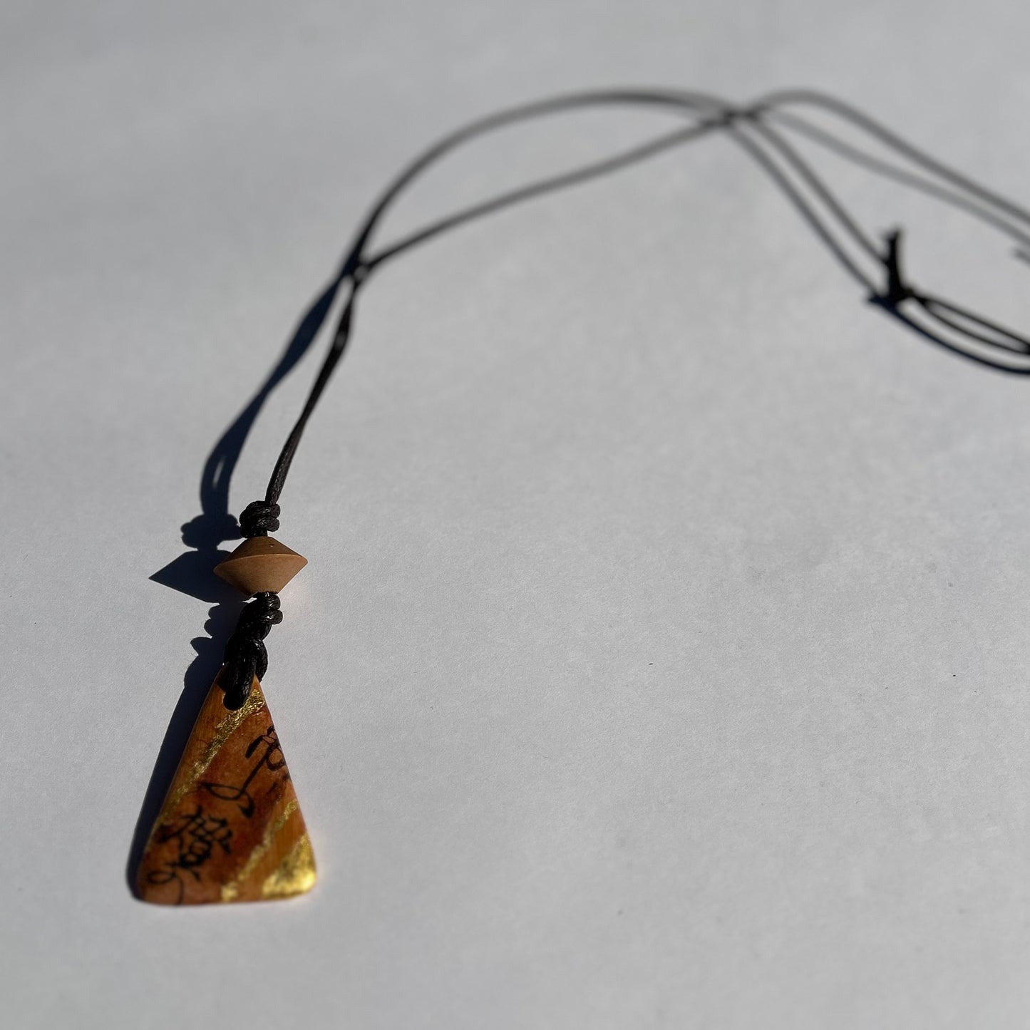 ☆一閑張り ネックレス 1 金箔