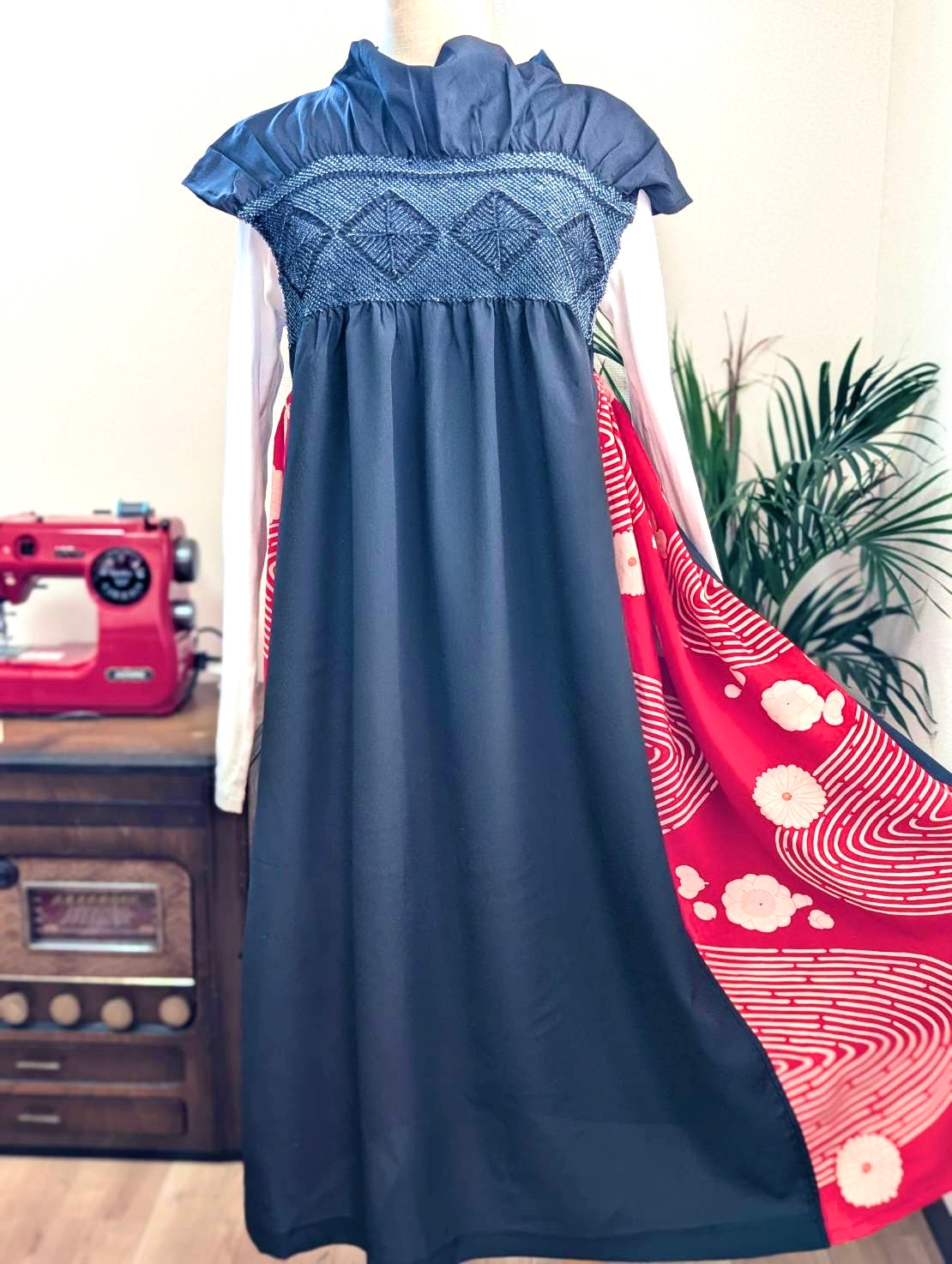 兵児帯ワンピース<利庵とおそろい風✨>